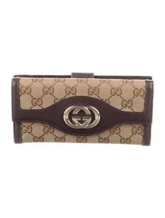 Gucci Sukey GG Canvas Continental Wallet