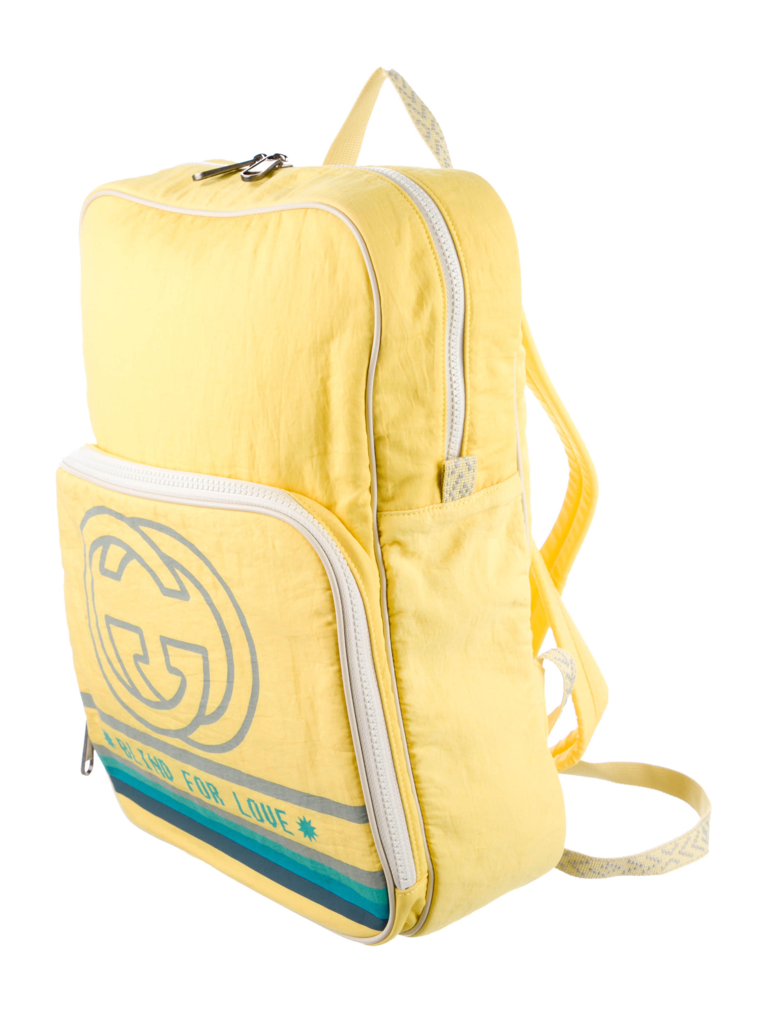 Gucci Blind For Love Backpack Yellow Backpacks, Bags GUC1295156