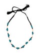 Gucci Tassel Studded Bead Strand Lariat Necklace