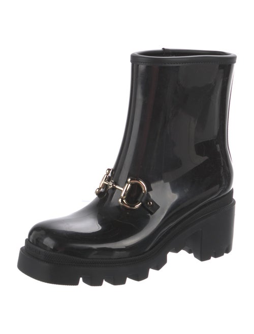 Gucci Horsebit Accent Rubber Rain Boots
