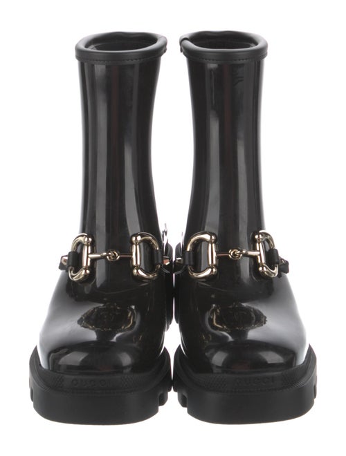 Gucci Horsebit Accent Rubber Rain Boots