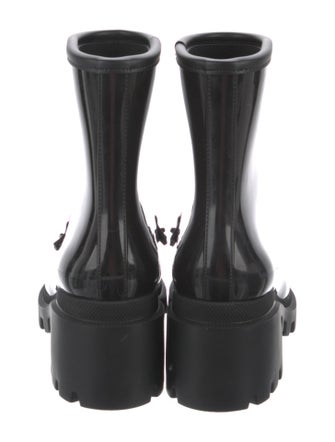 Gucci Horsebit Accent Rubber Rain Boots