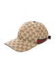 Gucci ORIGINAL GG CANVAS BASEBALL HAT WITH WEB