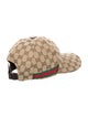 Gucci ORIGINAL GG CANVAS BASEBALL HAT WITH WEB