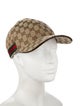 Gucci ORIGINAL GG CANVAS BASEBALL HAT WITH WEB