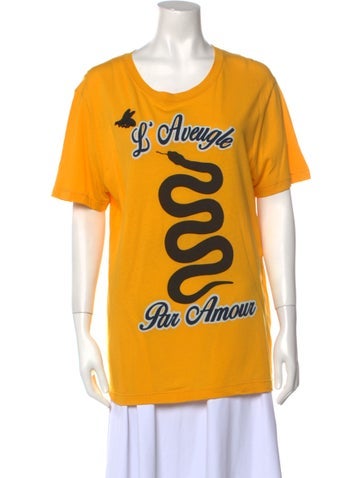 Gucci T-Shirts Kingsnake Graphic Print T-Shirt S
