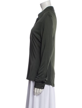 Gucci Long Sleeve Button-Up Top