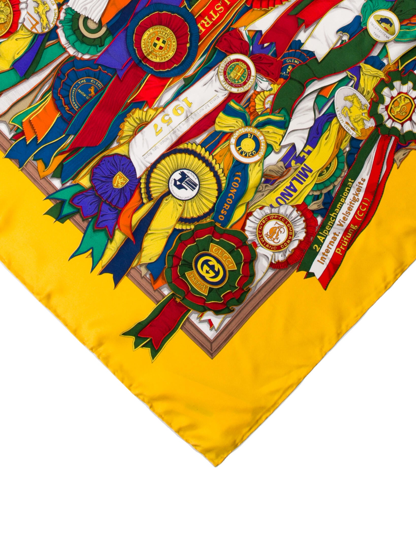 Gucci Silk Scarf Orange Scarves and Shawls, Accessories GUC43783