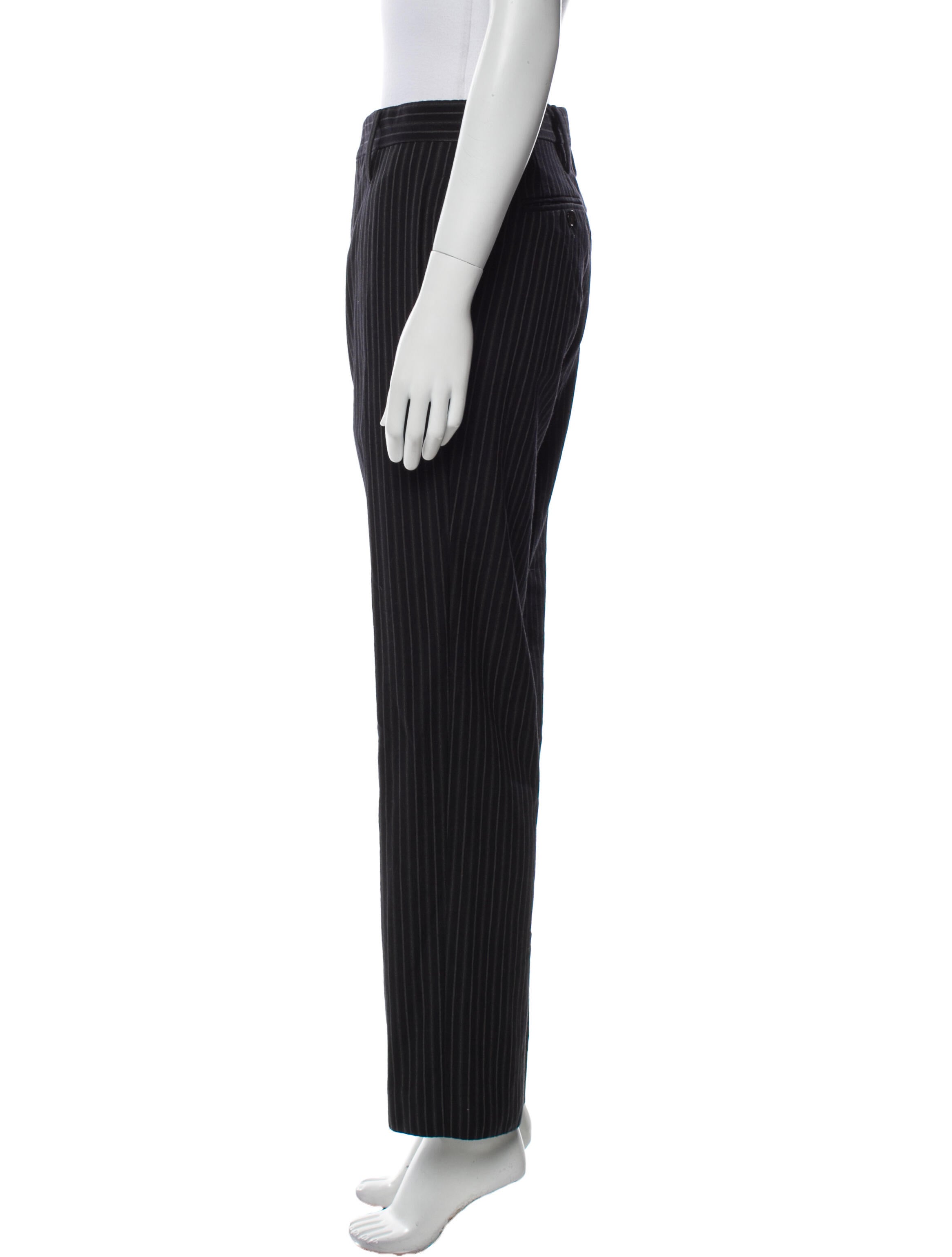 Gucci Striped Straight Leg Pants