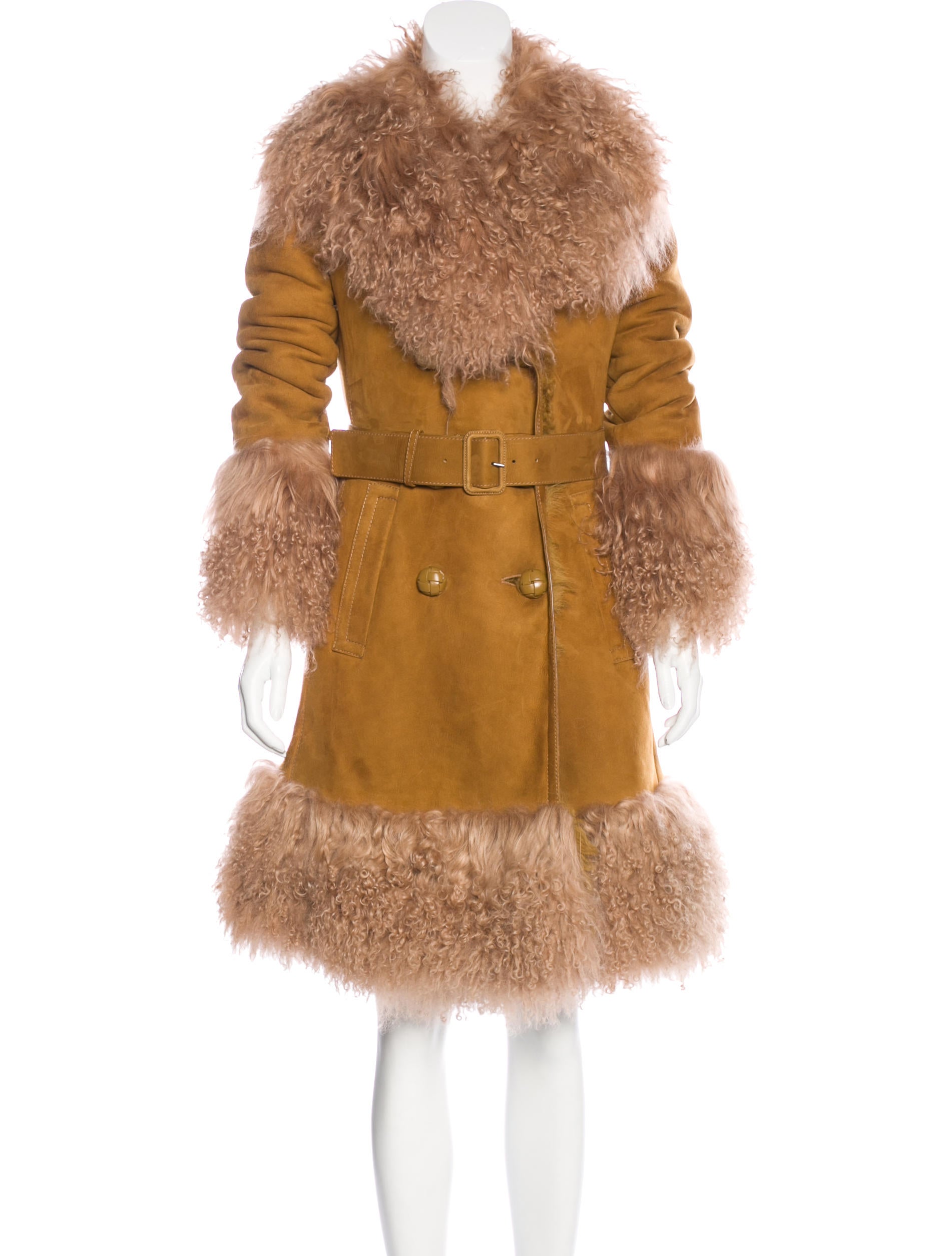 Gucci PreFall 2015 Shearling Coat w/ Tags Clothing GUC131498 The