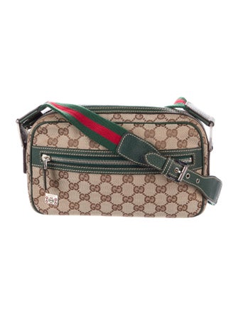 Gucci GG Canvas Web Camera Bag