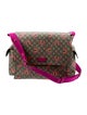 Gucci GG Supreme Canvas Butterfly Diaper Bag w/ Changing Pad