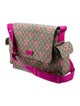 Gucci GG Supreme Canvas Butterfly Diaper Bag w/ Changing Pad
