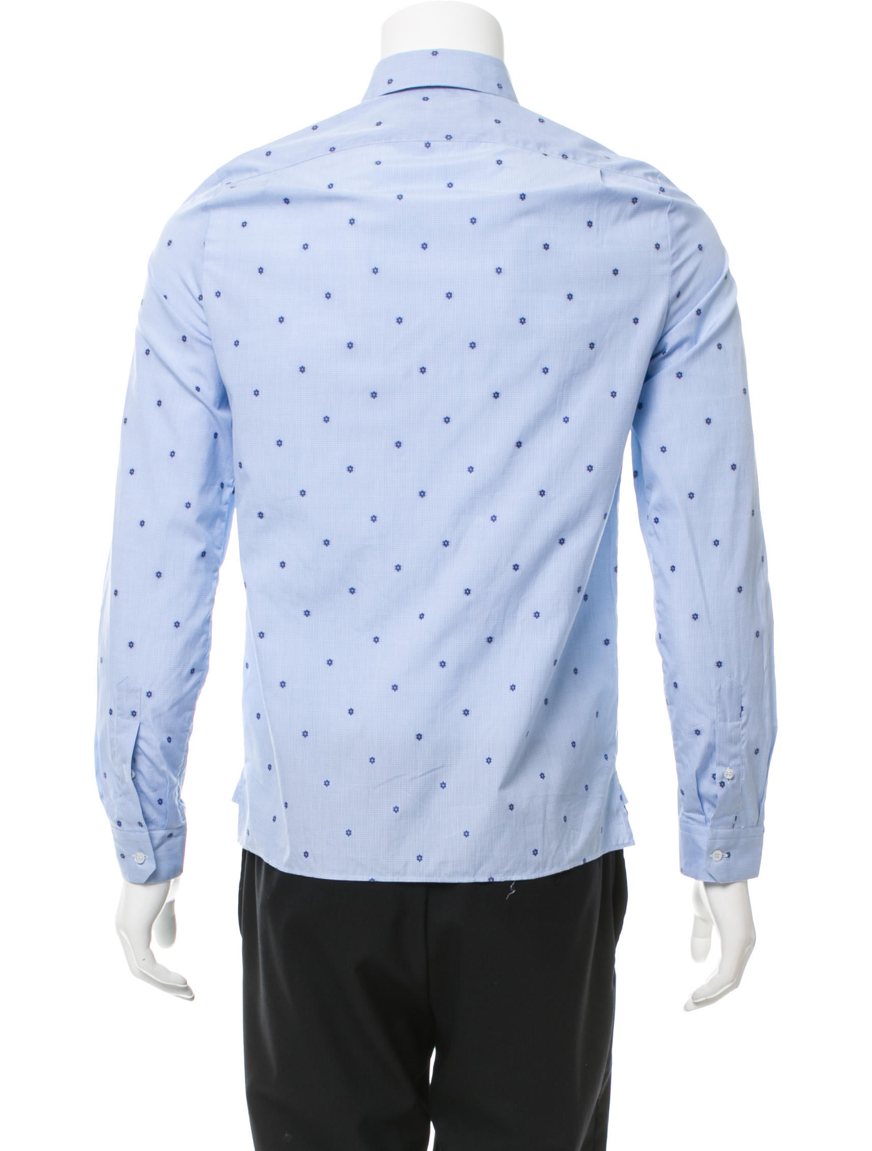 Gucci Floral & Gingham ButtonUp Shirt Clothing GUC131903 The