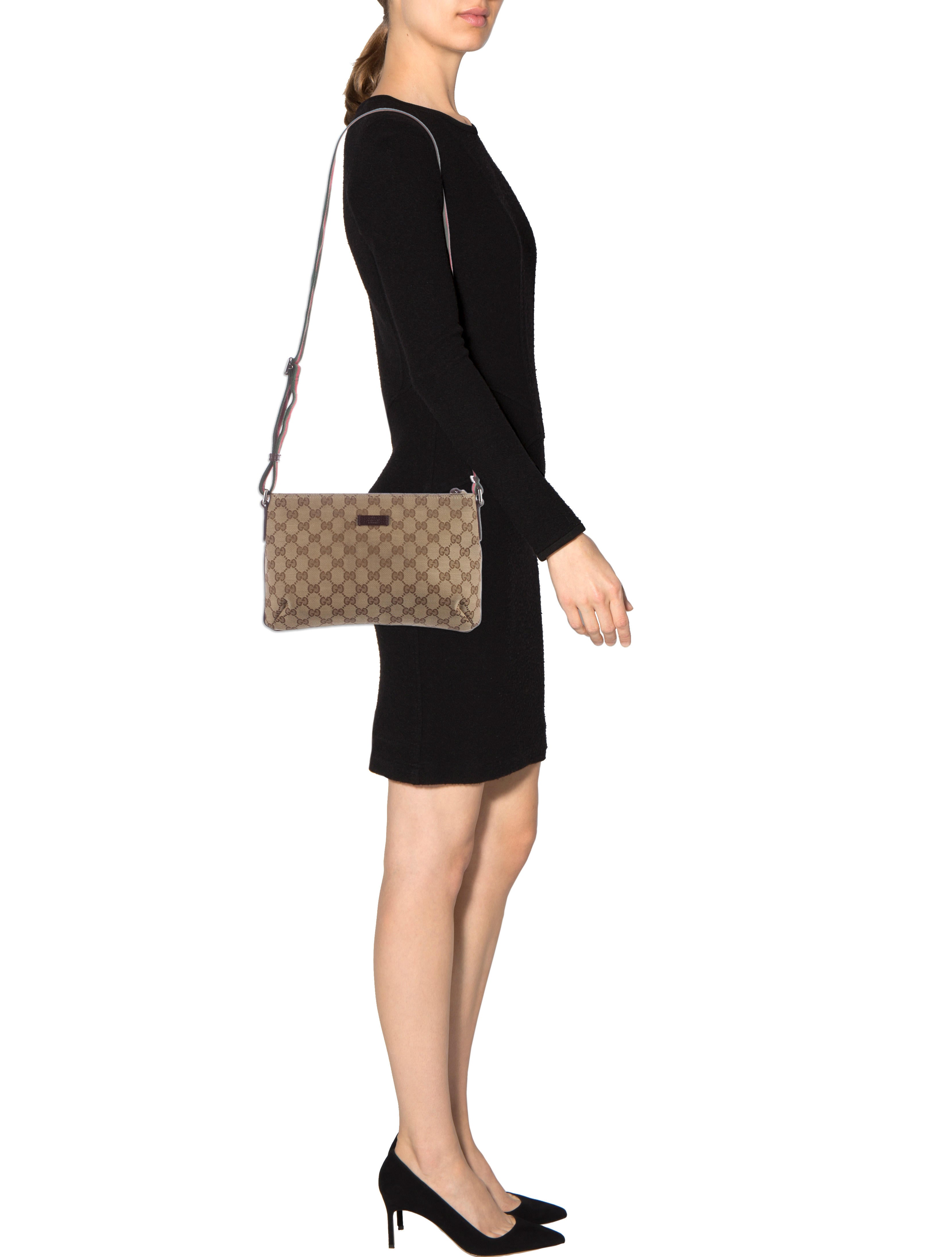 Gucci GG Canvas Web Crossbody Bag