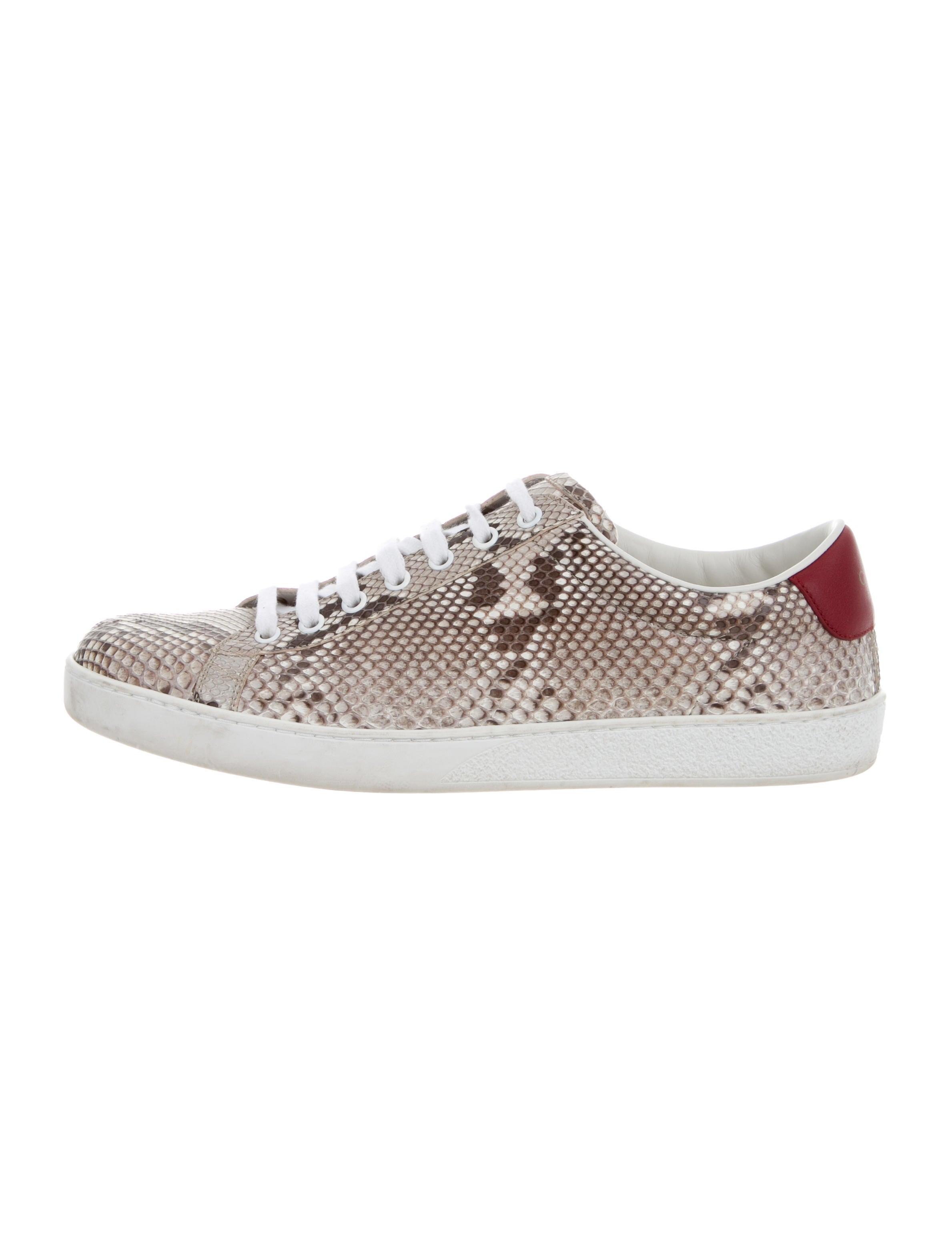 Gucci Brooklyn Python Sneakers