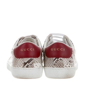 Gucci Brooklyn Python Sneakers