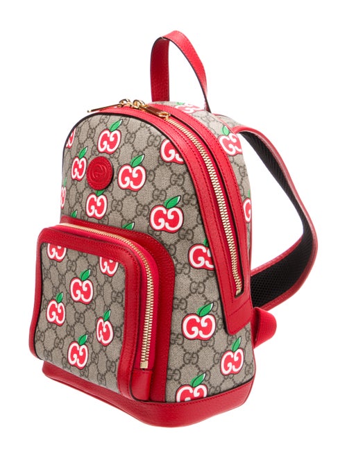 Gucci GG Supreme Apple Small Backpack