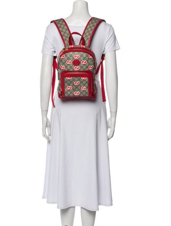 Gucci GG Supreme Apple Small Backpack