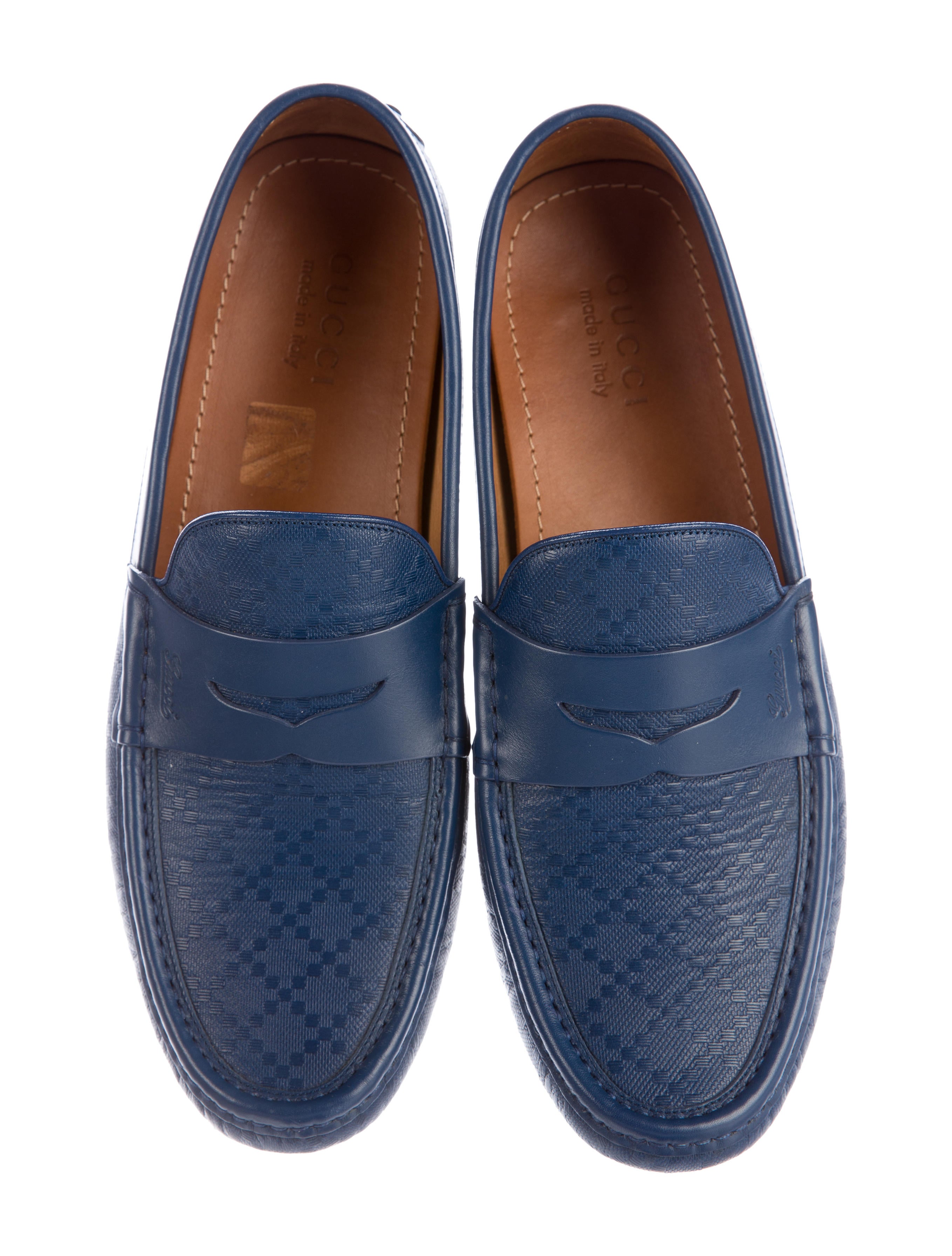 Gucci Diamante Driving Loafers Shoes GUC132645 The RealReal