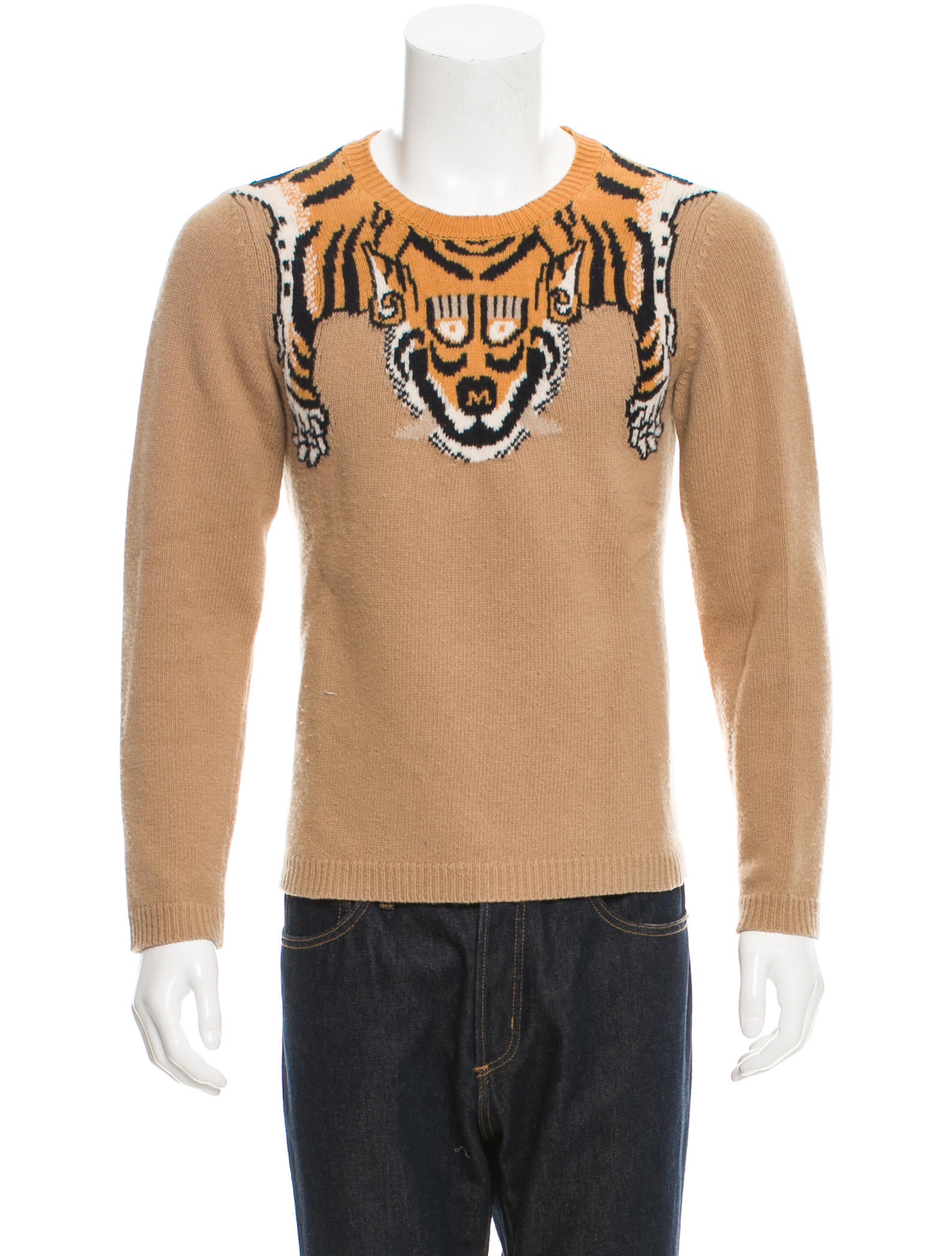 Gucci Wool Tiger Pattern Sweater