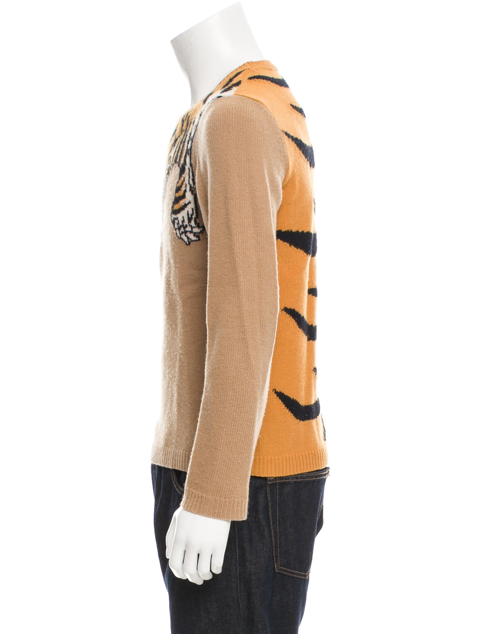 Gucci Wool Tiger Pattern Sweater