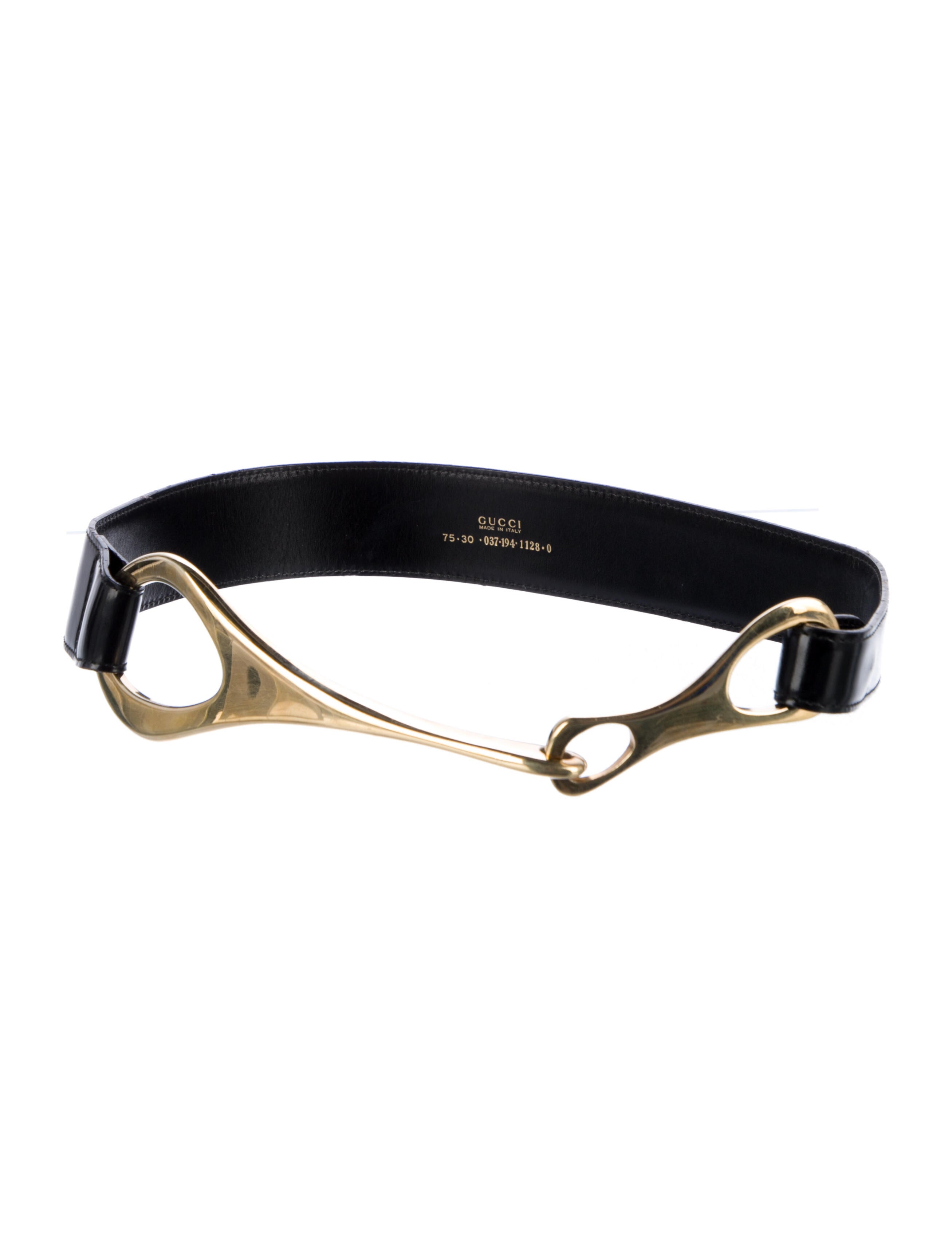 GUCCI ✨Tom Ford期 ホースビット ベルト Gucci Fall 1995 Tom Ford Red Horsebit Patent Leather Belt 28