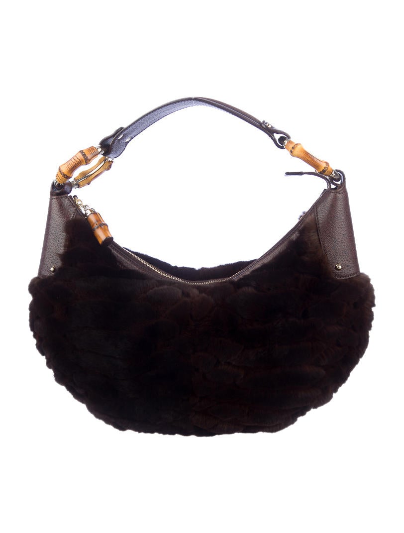 Gucci Rabbit Fur Hobo