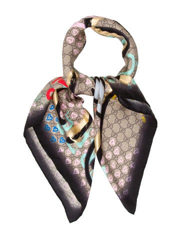 Gucci 2017 Life Is Gucci Ghost Scarf w/ Tags