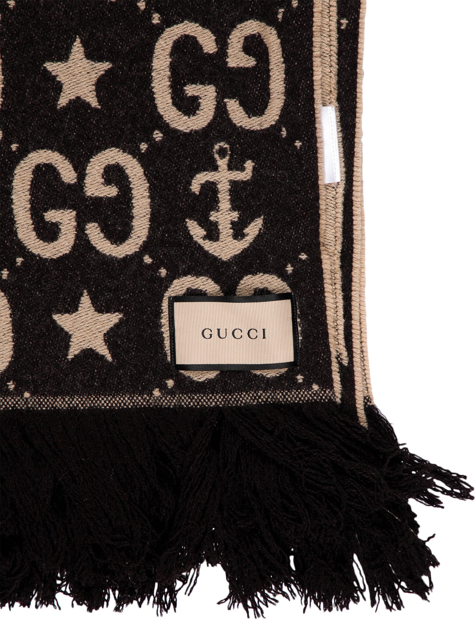 Gucci GG Stars and Anchors Throw Blanket Brown Bedding, Bedding & Bath GUC1344502 The RealReal