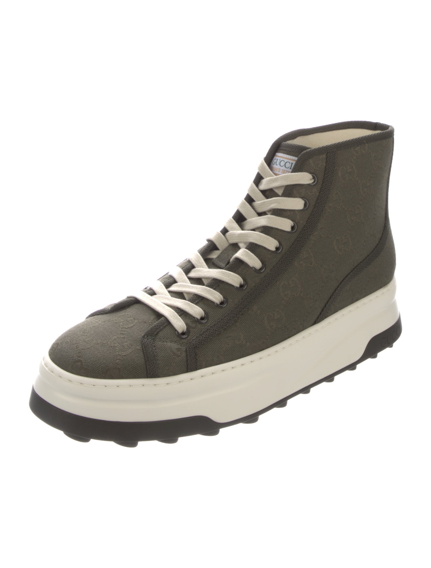 mens gucci canvas sneakers