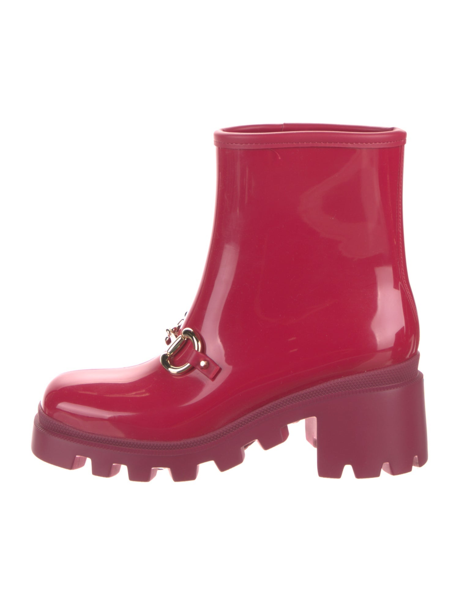 Gucci Horsebit Accent Rubber Rain Boots w/ Tags Red Boots, Shoes GUC1347094 The RealReal