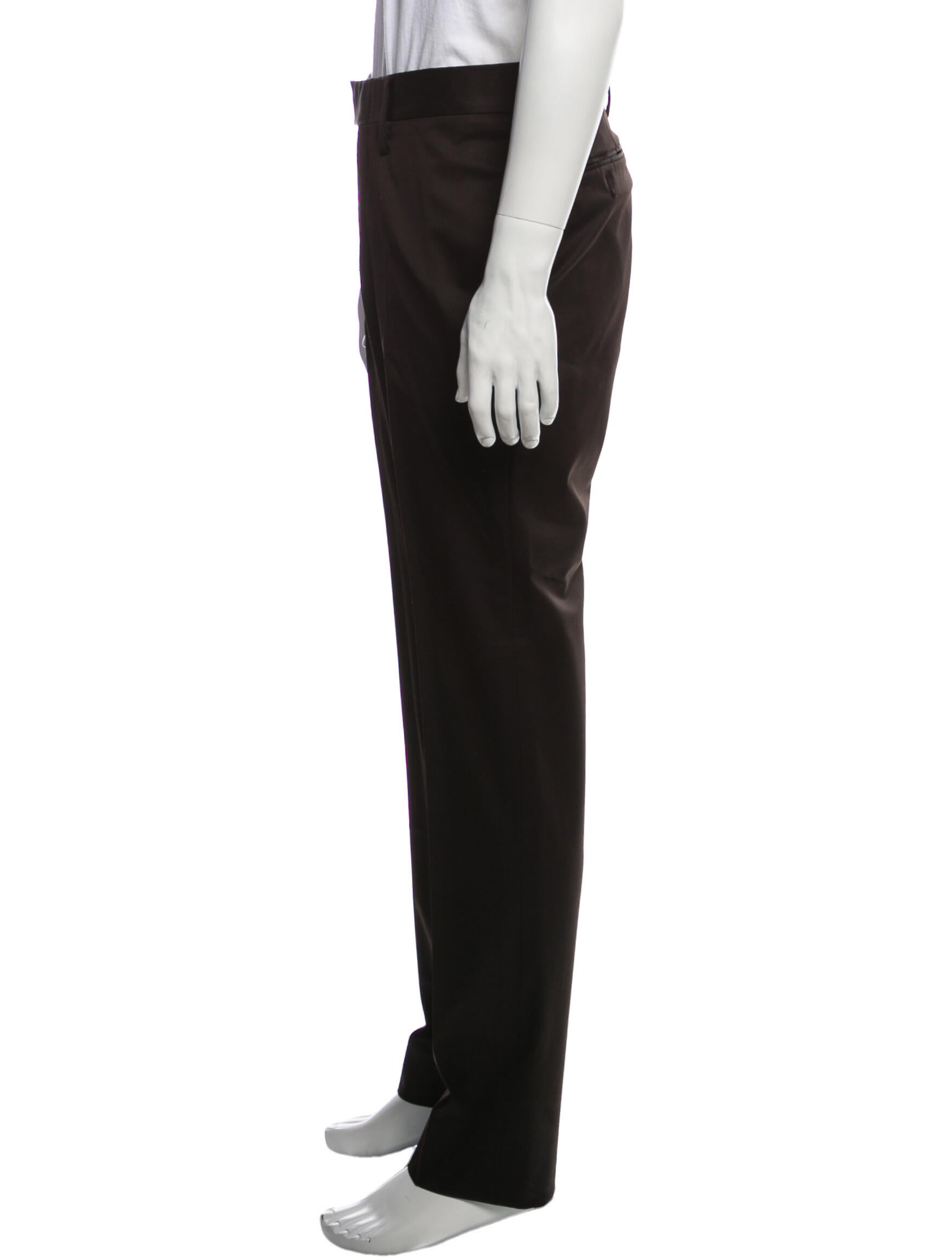 Gucci Dress Pants Black, 10.25" Rise Pants, Clothing GUC1350373