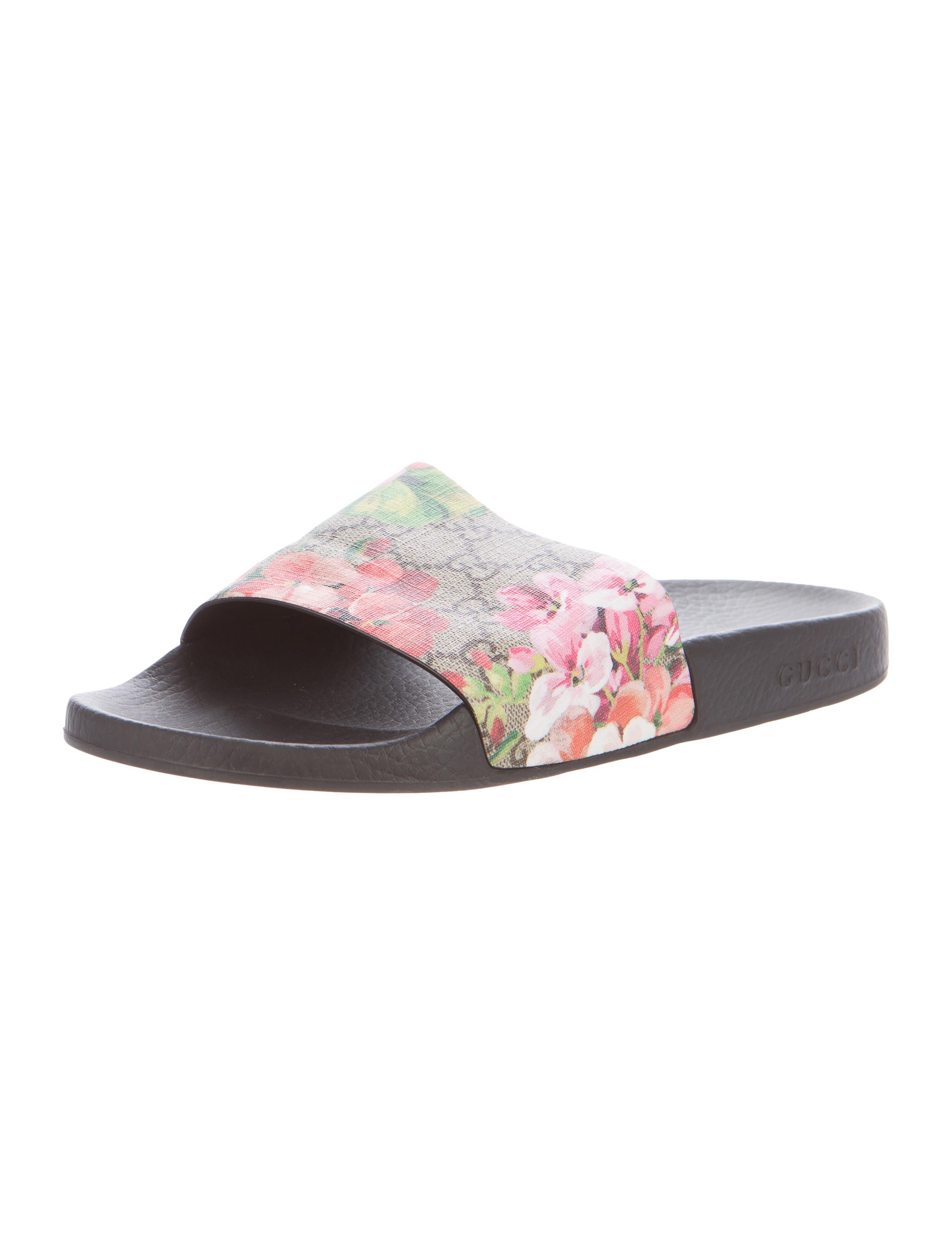 Gucci GG Blooms Slide Sandals - Shoes - GUC135408 | The RealReal
