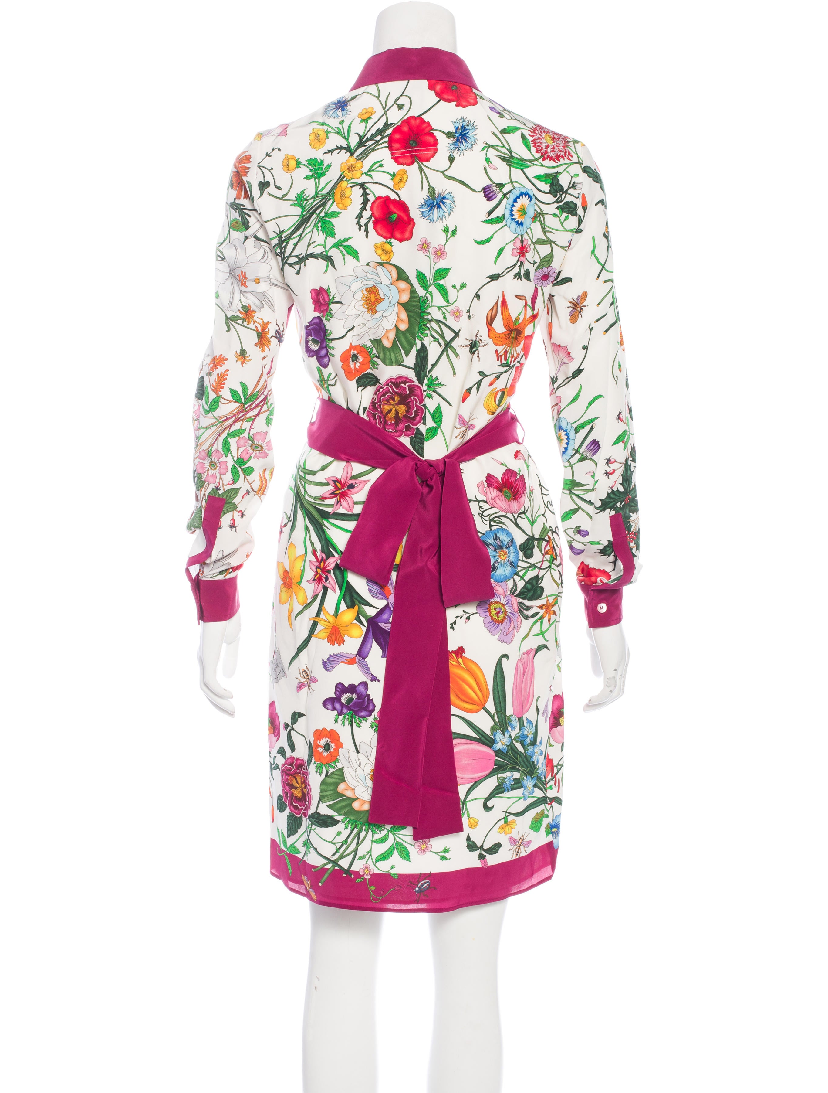 Gucci Flora Silk Dress w/ Tags Clothing GUC135431 The RealReal