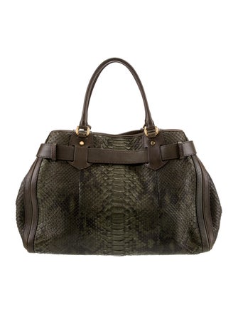 Gucci Large Python Running Tote