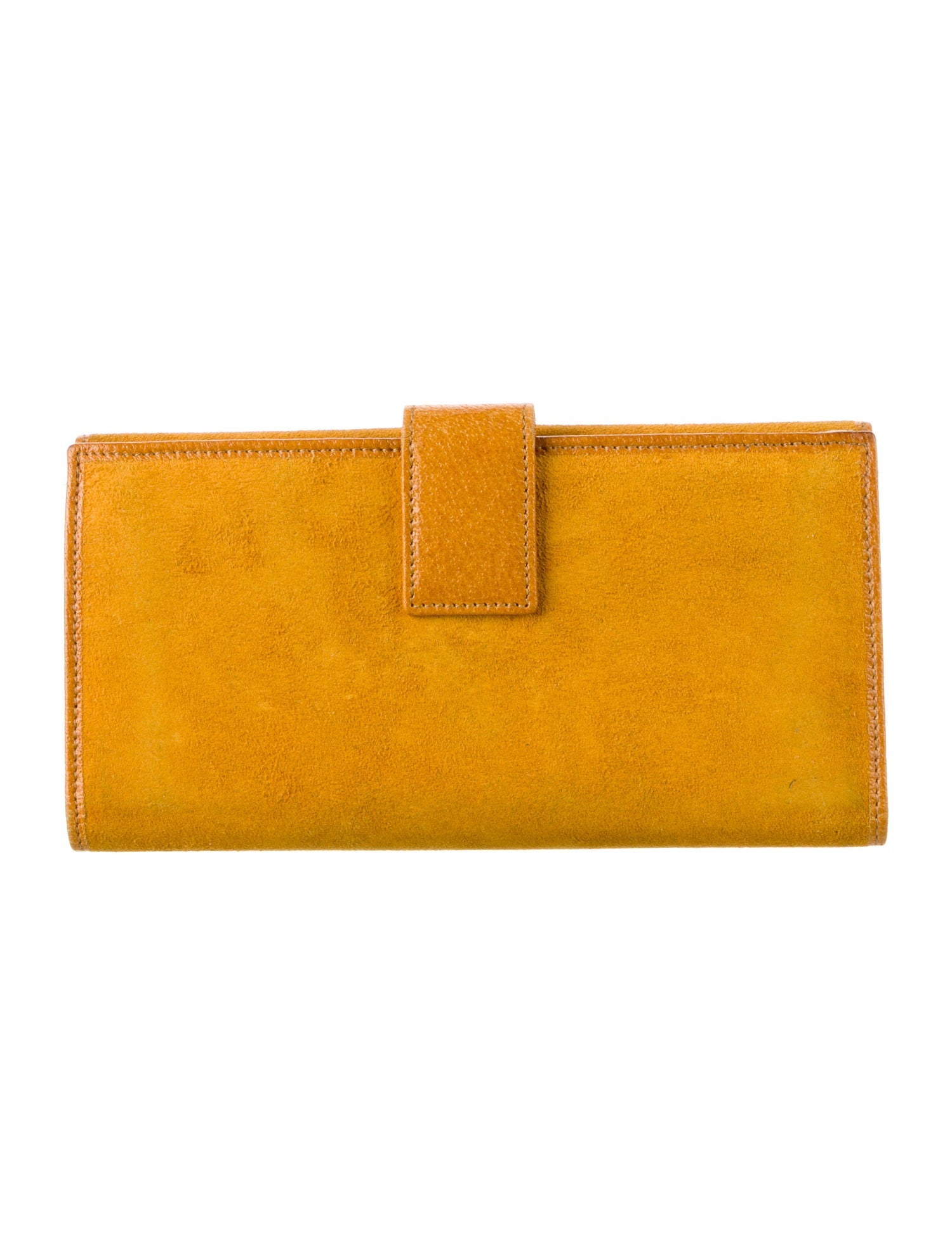 Gucci Horsebit Accent Suede Wallet