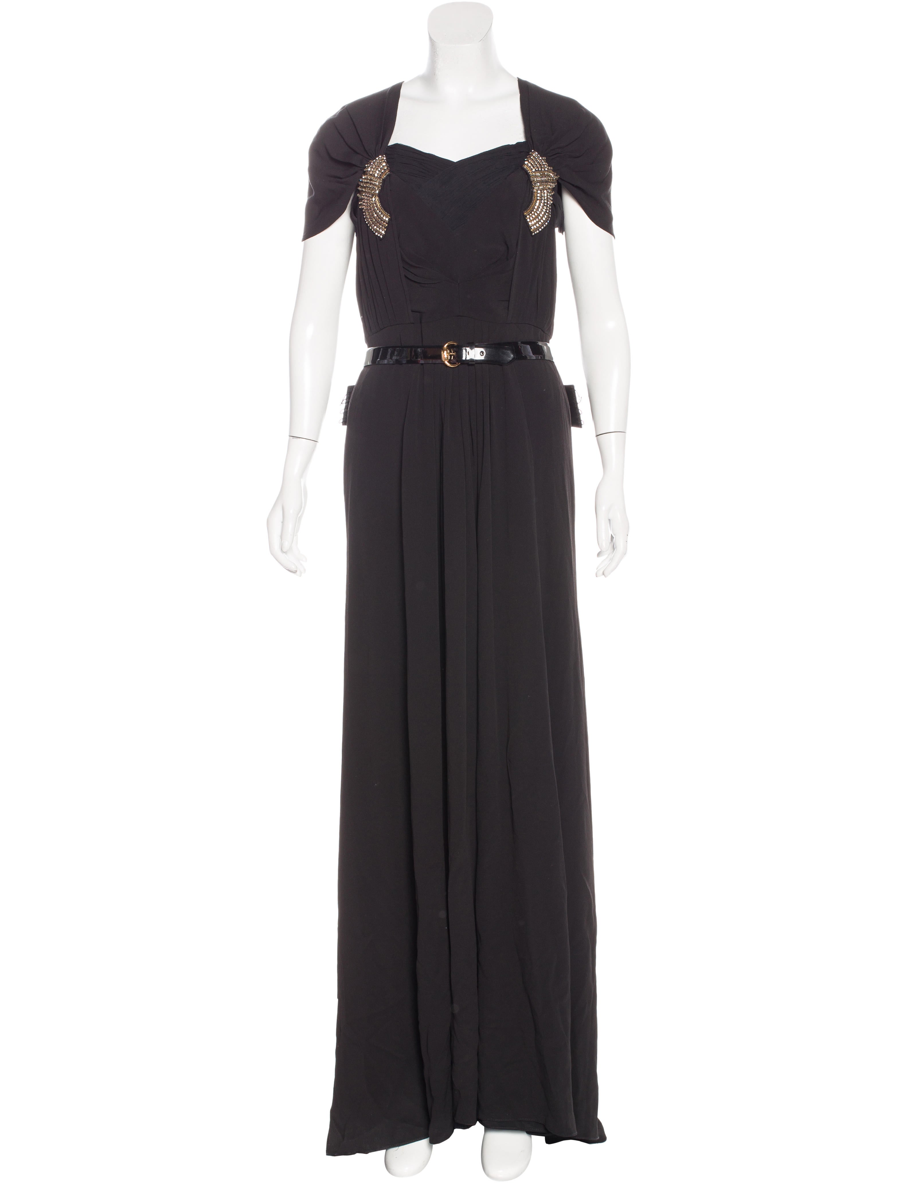 gucci embellished maxi dress clothing guc137221 the realreal gucci embellished maxi dress clothing guc137221 the realreal