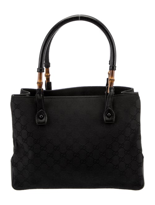 Gucci GG Canvas Small Bamboo Tote