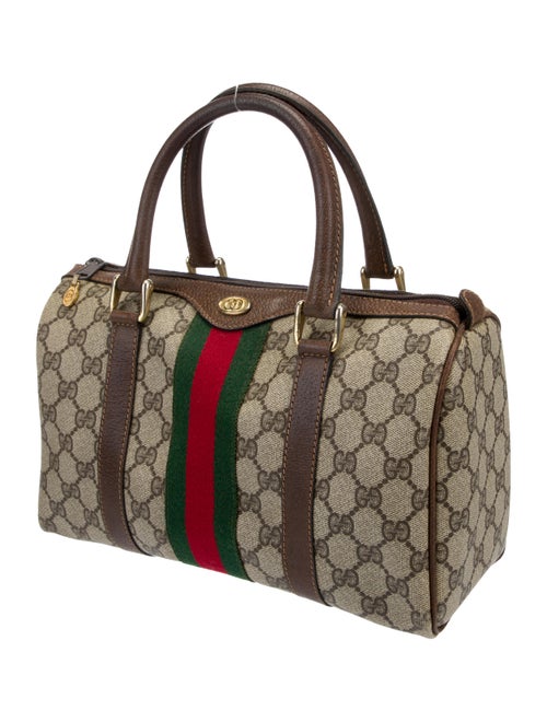 Gucci GG Plus Ophidia Boston Bag