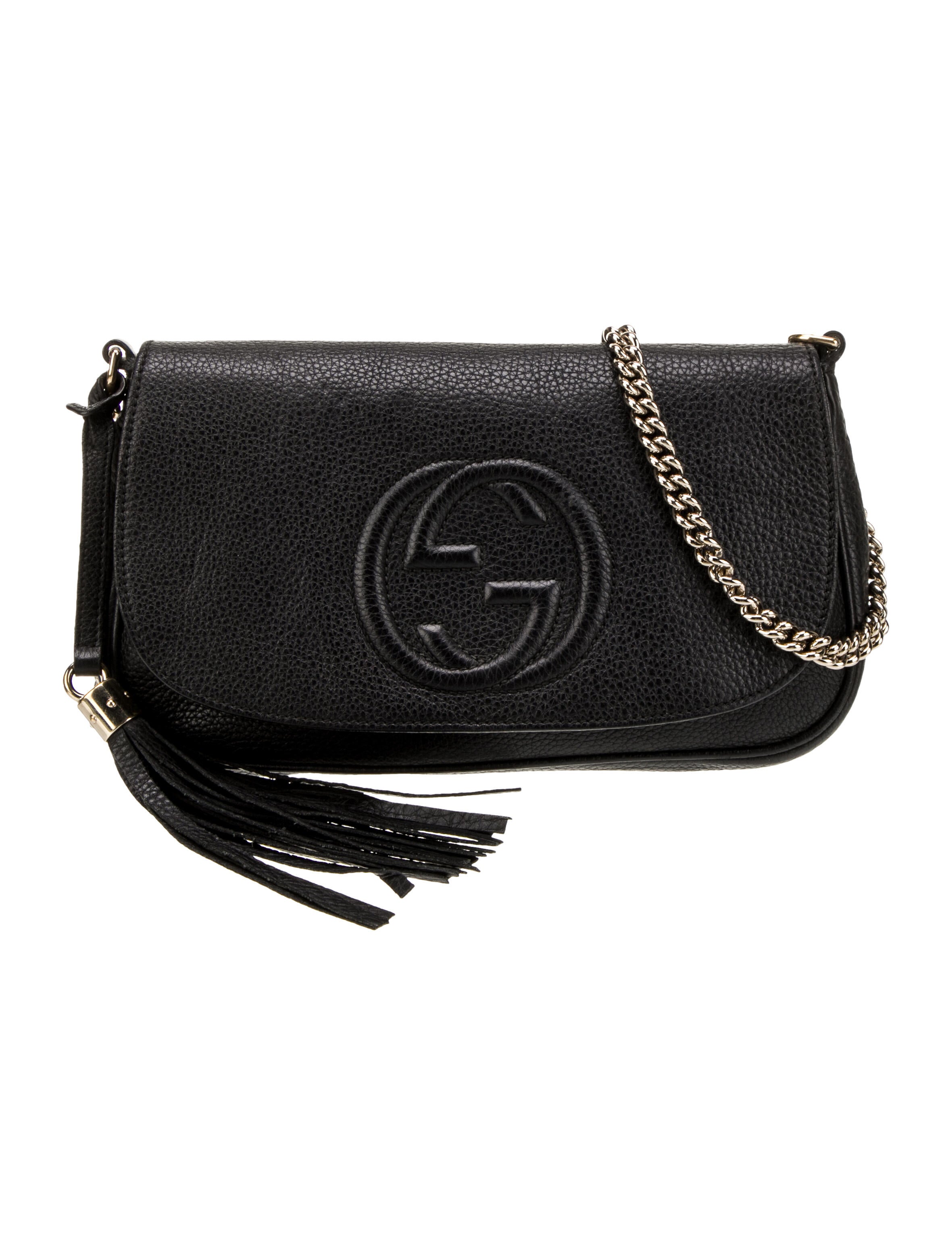 Gucci Medium Soho Flap Crossbody Bag Black Crossbody Bags, Handbags GUC1373488 The RealReal