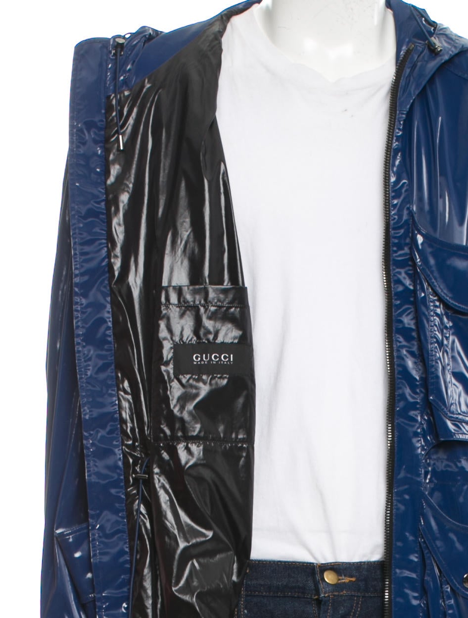 Gucci Hooded Rain Coat Clothing GUC137429 The RealReal