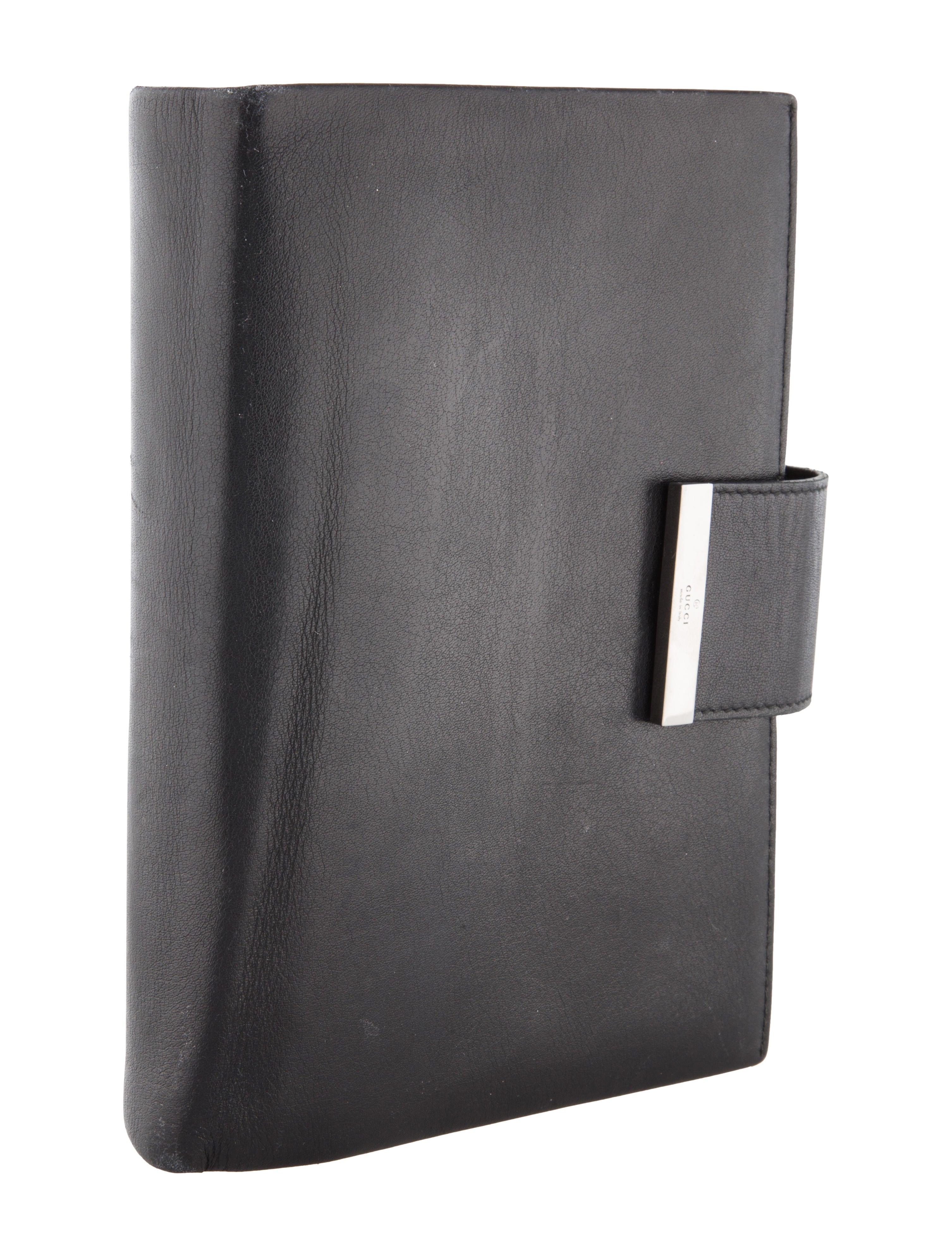 Gucci Leather Agenda Cover Black Books, Stationery & Pens, Decor