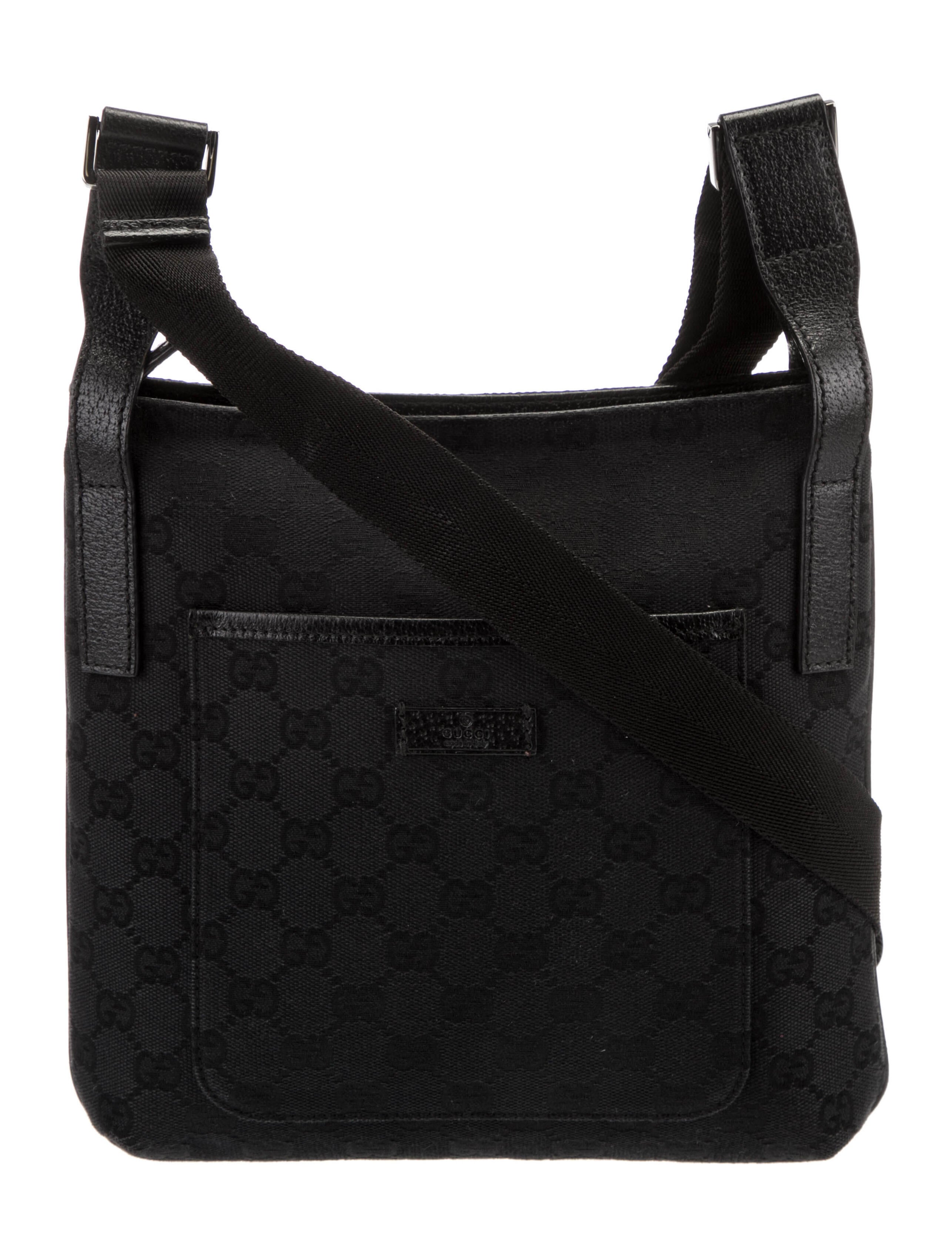 Gucci GG Canvas Crossbody Bag Black Crossbody Bags, Handbags