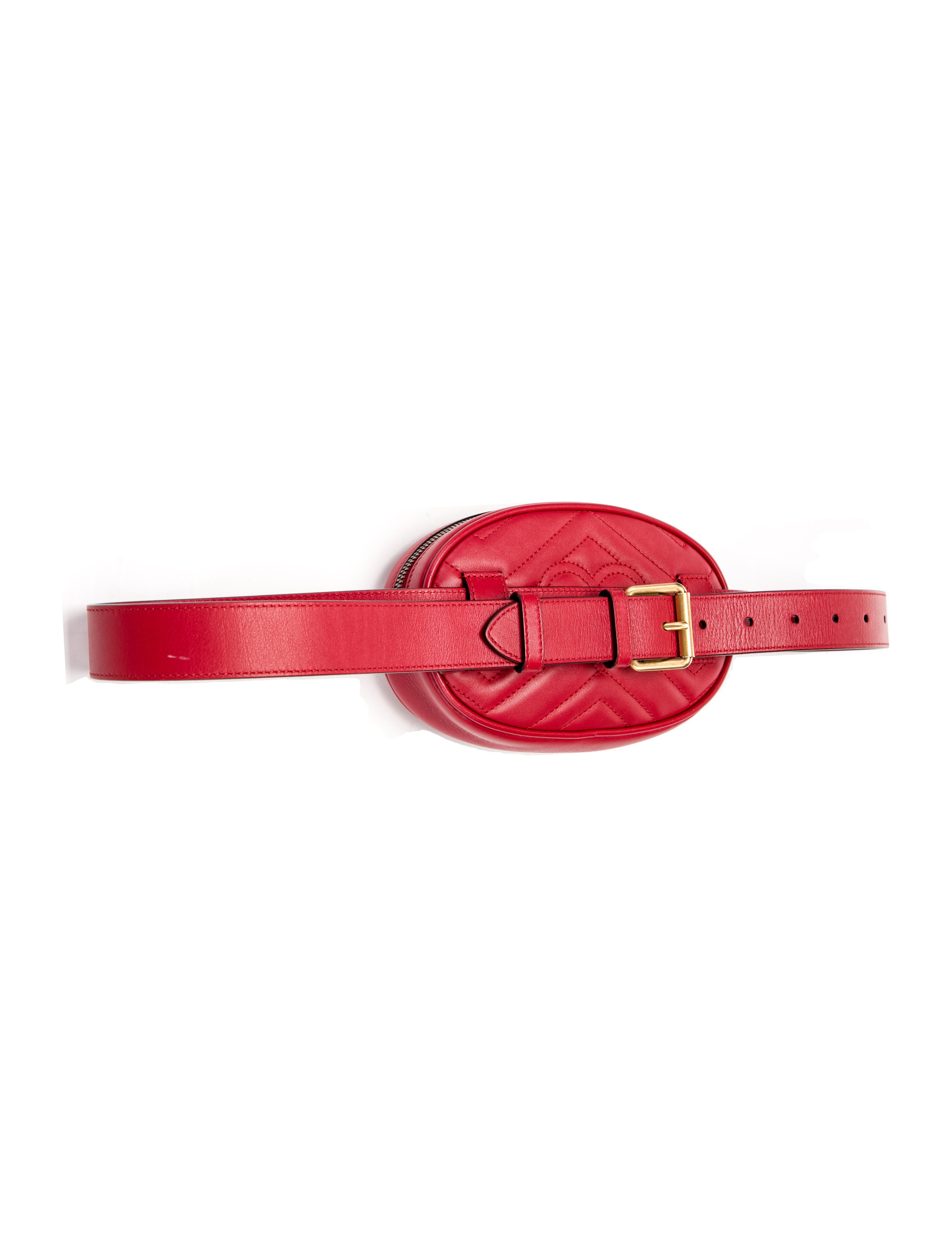 Gucci GG Marmont Matelasse Belt Bag Black Waist Bags, Handbags GUC1405254 The RealReal