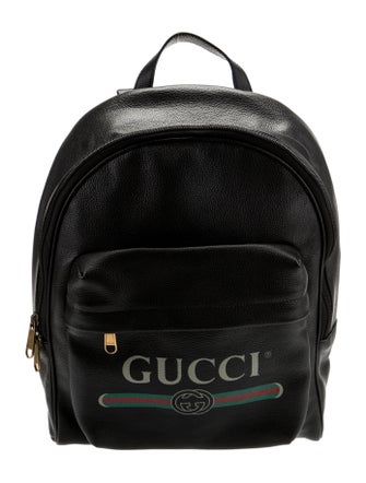 Gucci Logo Web Backpack