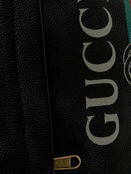 Gucci Logo Web Backpack