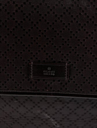 Gucci Diamante Leather Messenger Bag