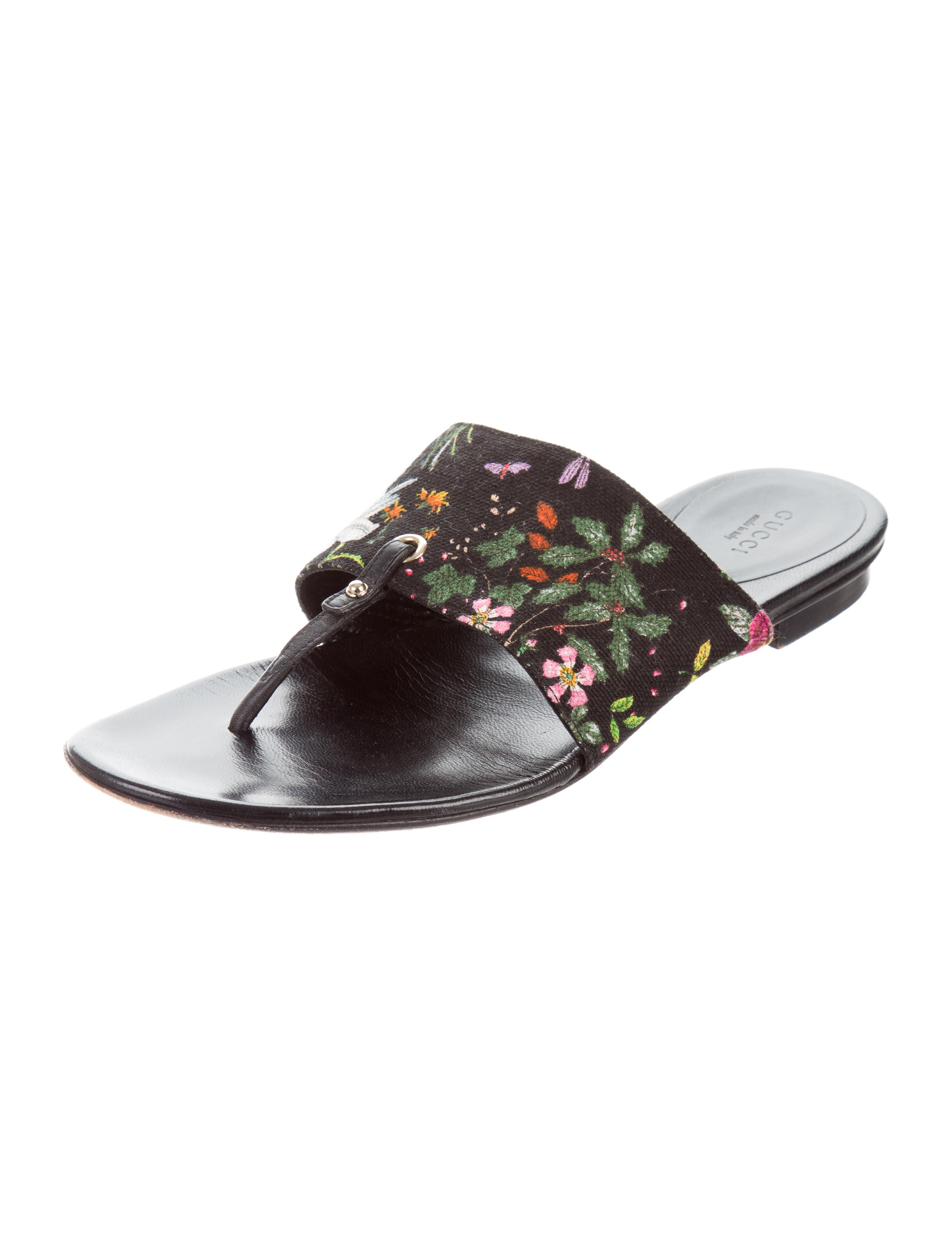 gucci floral slides nordstrom