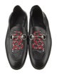 Gucci Leather Printed Loafers